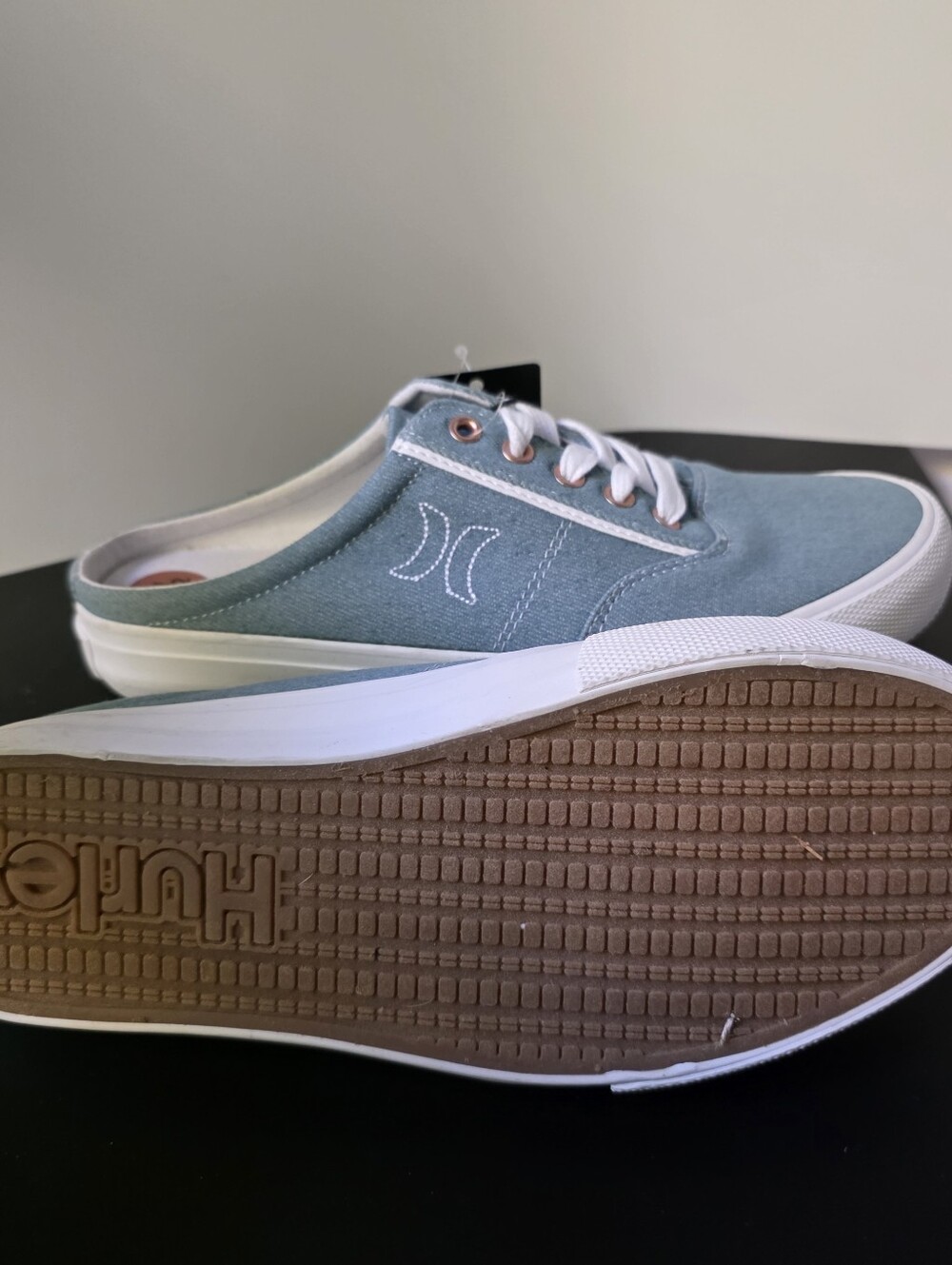 Hurley Kayo lace mule size 7.5 light blue - Picture 7 of 8